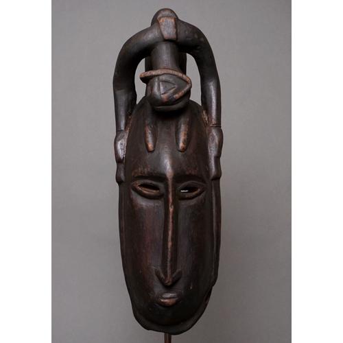 アフリカ マリ ドゴン族 マスク 仮面 No.139 木彫り アフリカンアート