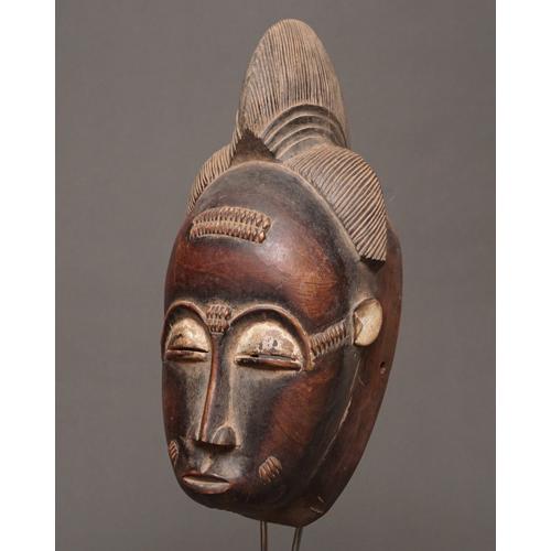 アフリカ コートジボワール バウレ族 マスク 仮面 No.404 木彫り
