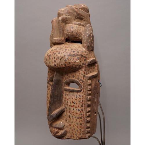 アフリカ マリ ドゴン族 アニマル マスク 仮面 No.296 木彫り