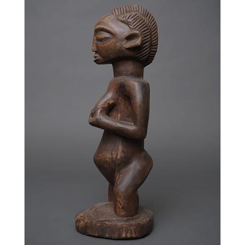 アフリカ コンゴ ルバ族 立像 人形 No,2 プリミティブアート 木彫り