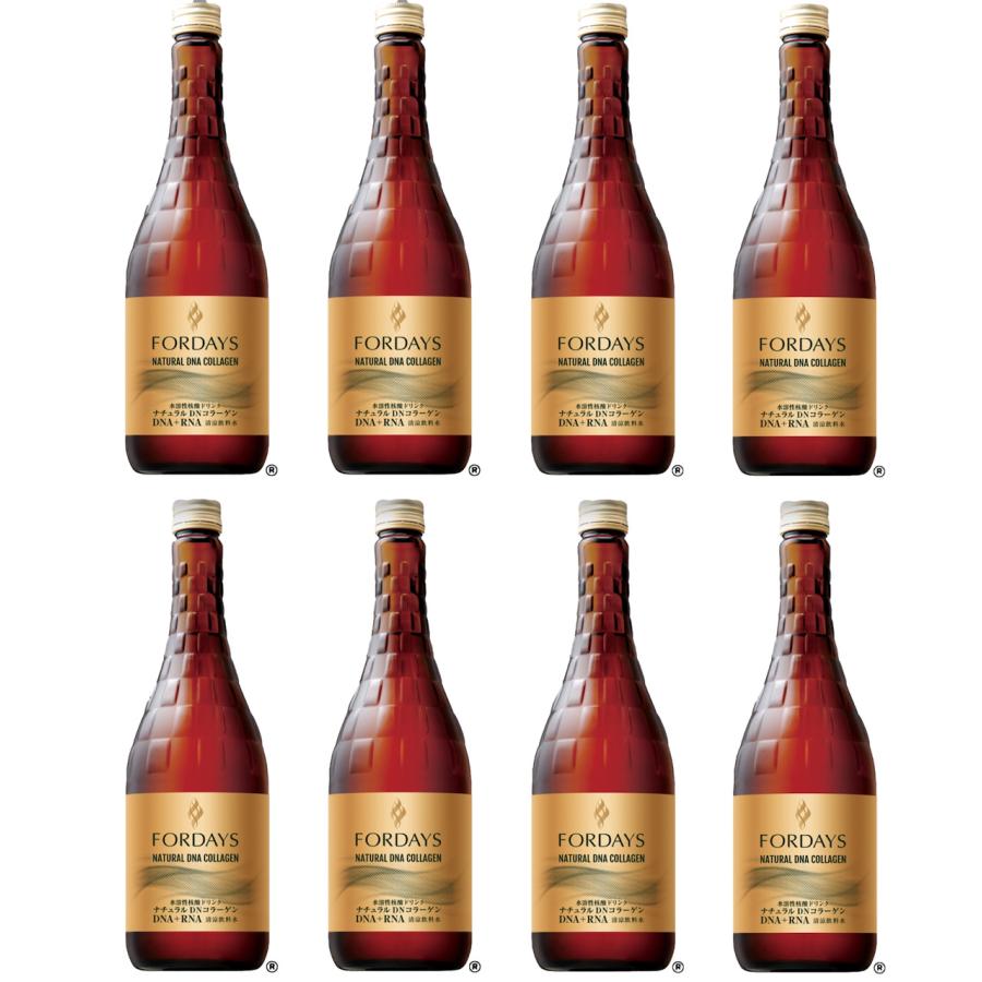 8本 フォーデイズ 核酸ドリンク ナチュラル DN コラーゲン （720ml×8
