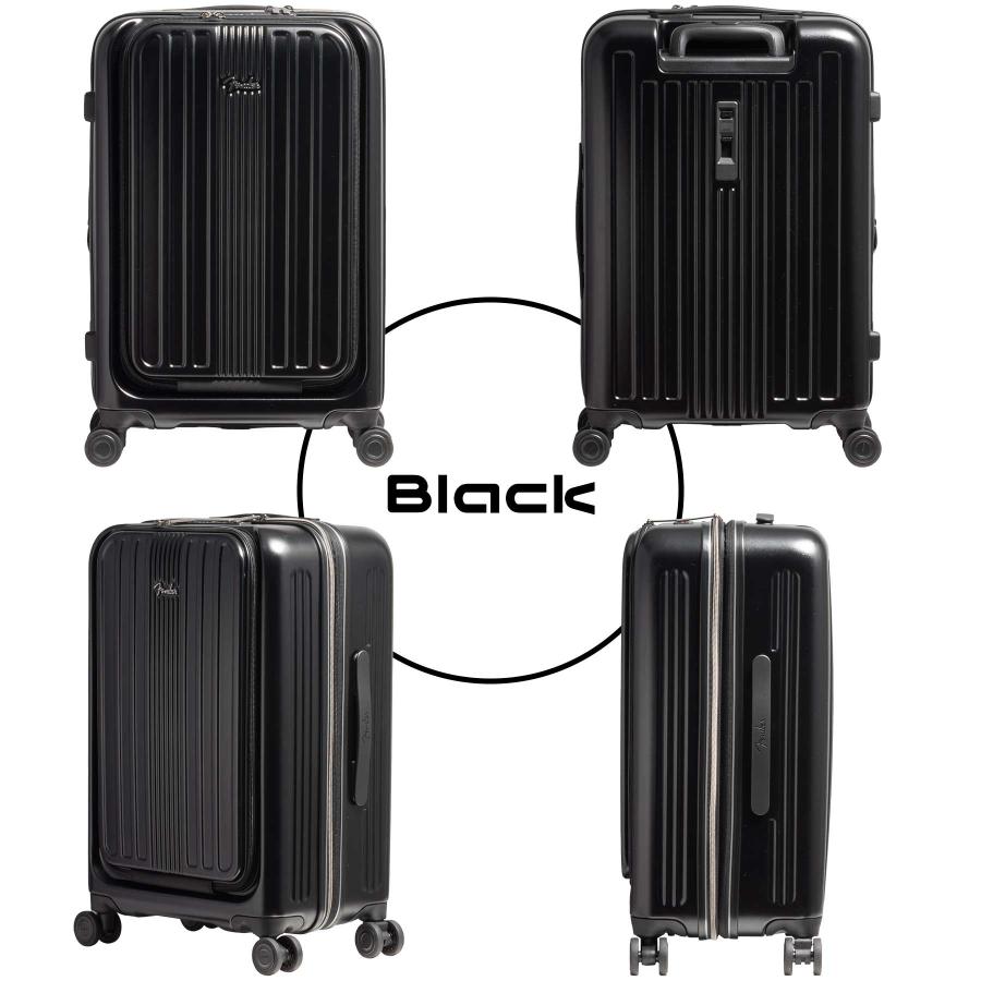 スーツケース Mサイズ 53~60L Fender フェンダー 3~5泊 フロント