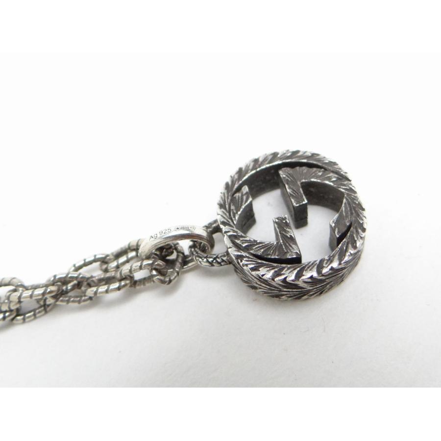 GUCCI（グッチ） 455307 インターロッキングG ペンダント ネックレス