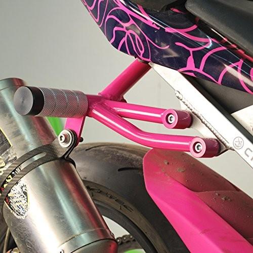 カワサキ ZX-6R 03-04 リア スタントケージ ガード CRAZY IRON [輸入