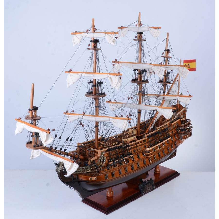 帆船模型 完成品 木製 サン フェリペ号 SAN FELIPE スペイン海軍 全長