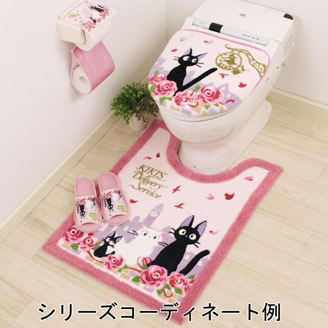 スタジオジブリ 魔女の宅配便 トイレマット 80×60 ジジとデート ジブリ