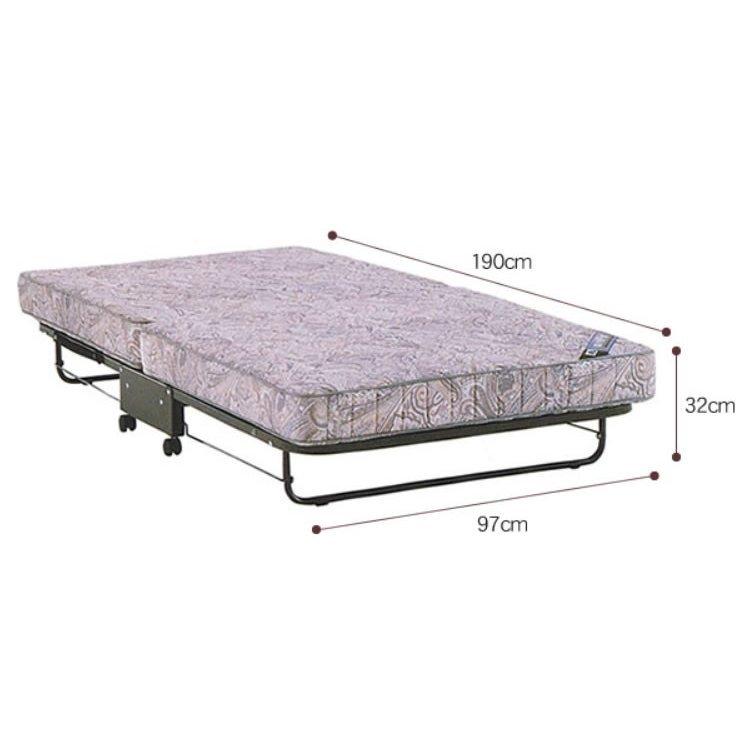 パンテオン フランスベッド 折りたたみベッド シングル キャスター付き