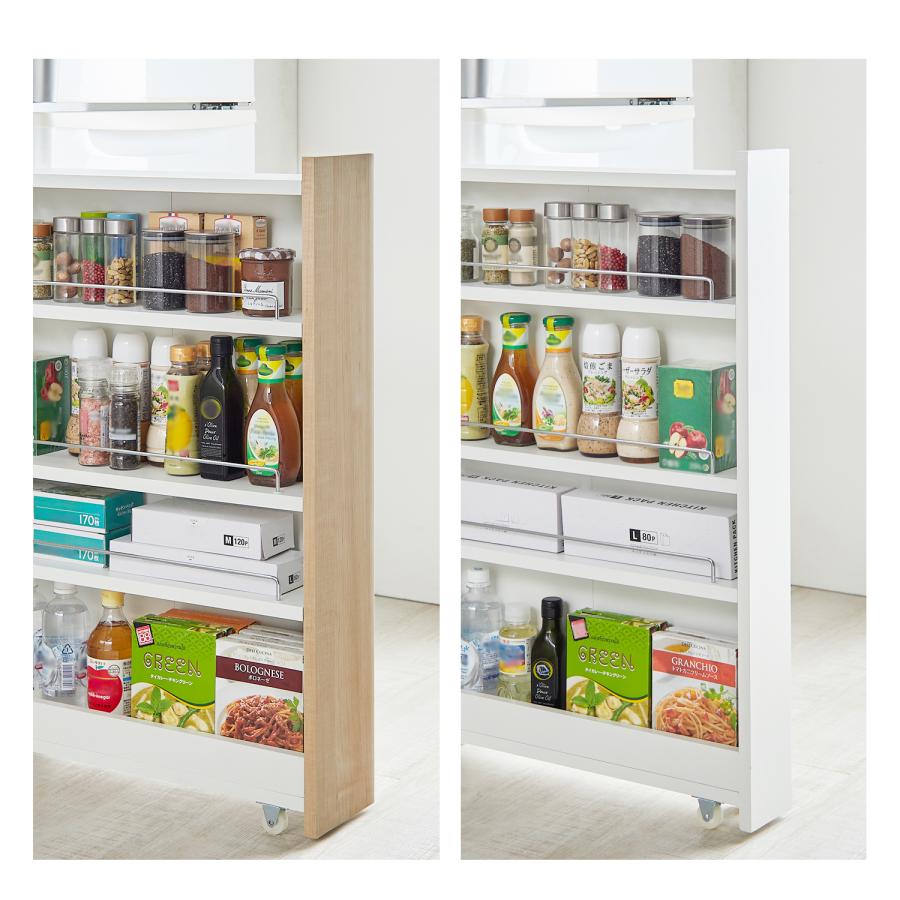 ベルメゾン（BELLE MAISON） 隙間収納 15cm キッチンラック スリム