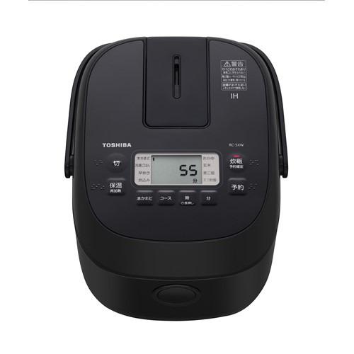 東芝 RC-5XW(K) IH炊飯器 3合炊き ブラック : ベスト電器Yahoo!店
