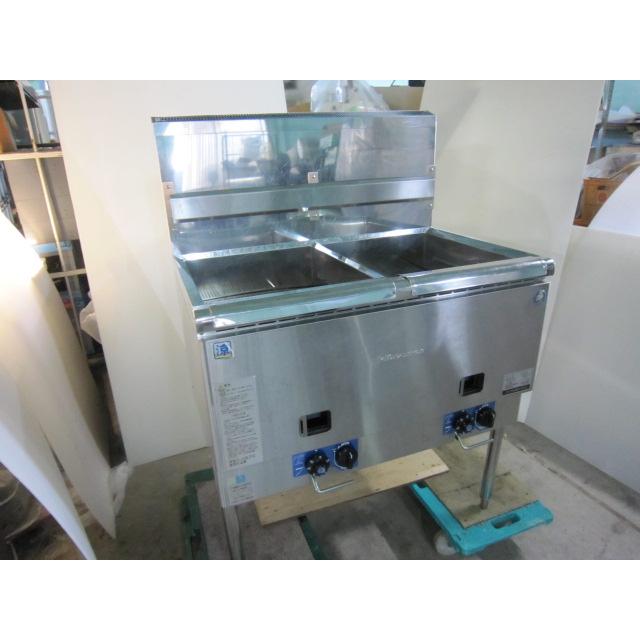 北沢産業 kitazawa キタザワ 2槽 ガスフライヤー （天ぷら用） KFE-82N