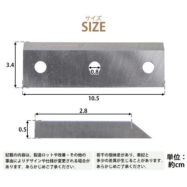 COY-380専用小型ガーデンシュレッダー専用替刃二枚付き COY-380に対応