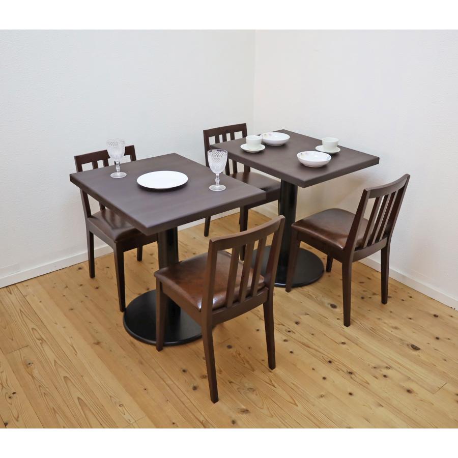 飲食店に最適なコンパクトな木製ダイニングチェア COPAN 業務用 座面高