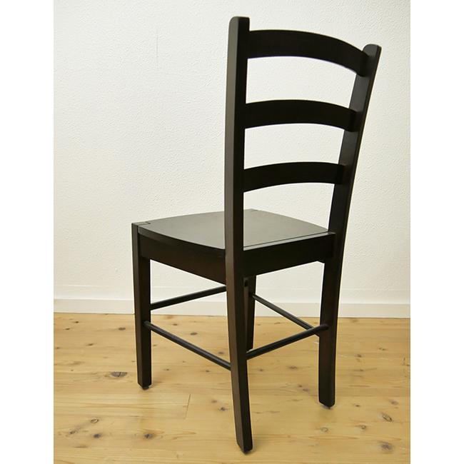 木製 ダイニングチェア カプチーノ こげ茶色 CDK383 座面高45cm