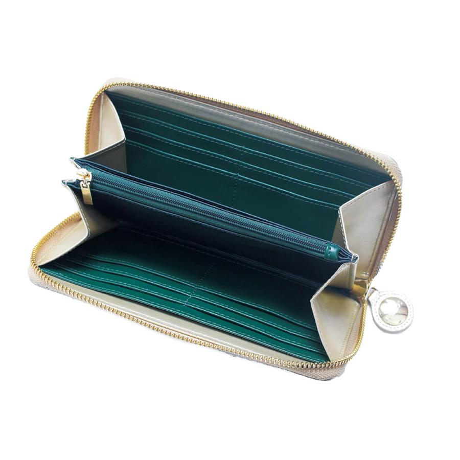 BARCOS（バルコス） 金の財布 緑の財布 島田秀平 コラボ GLウォレット