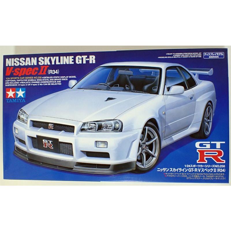 タミヤ（TAMIYA） 1/24 ニッサン スカイライン GT-R VスペックII R34