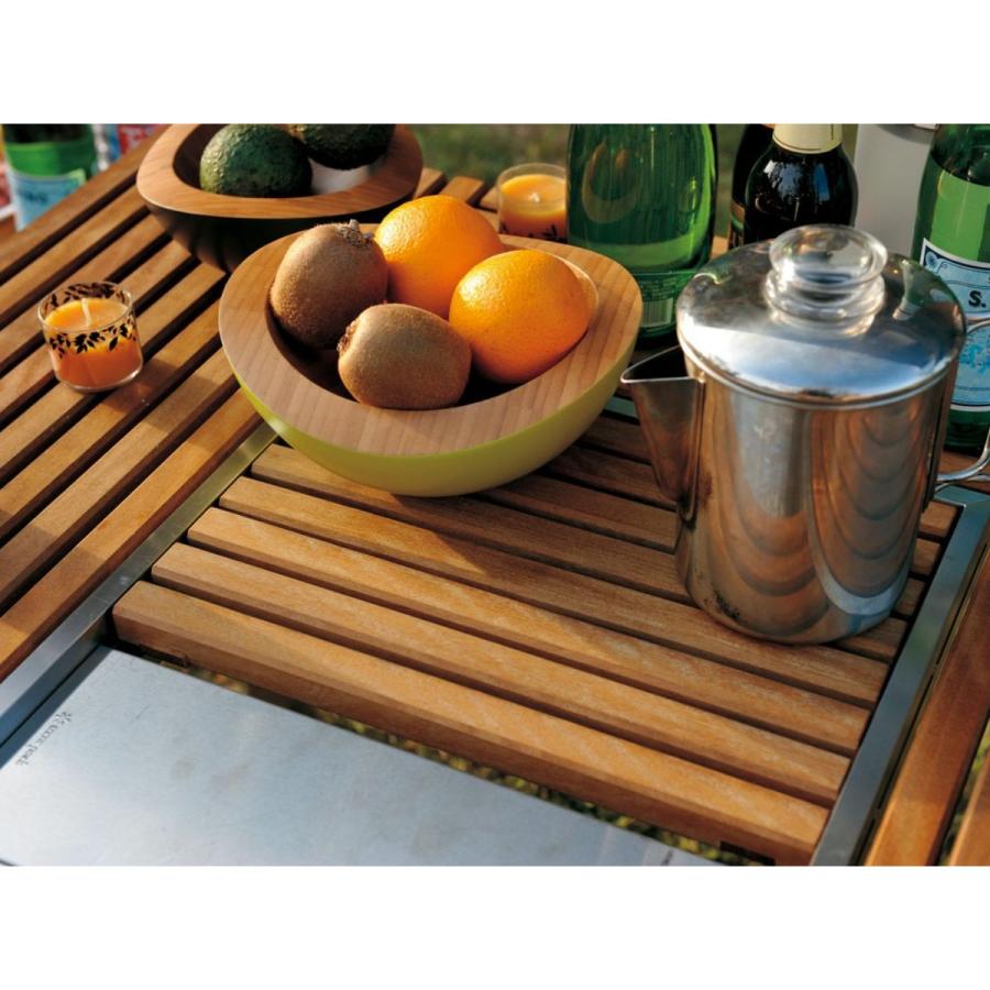 snow peak（スノーピーク） ガーデンユニットテーブル ウッドトップ