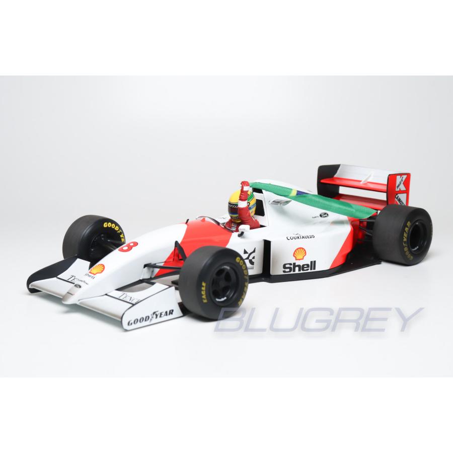 ミニチャンプス MP4/8 1/18 アイルトン・セナ Yahoo!オークション - 1
