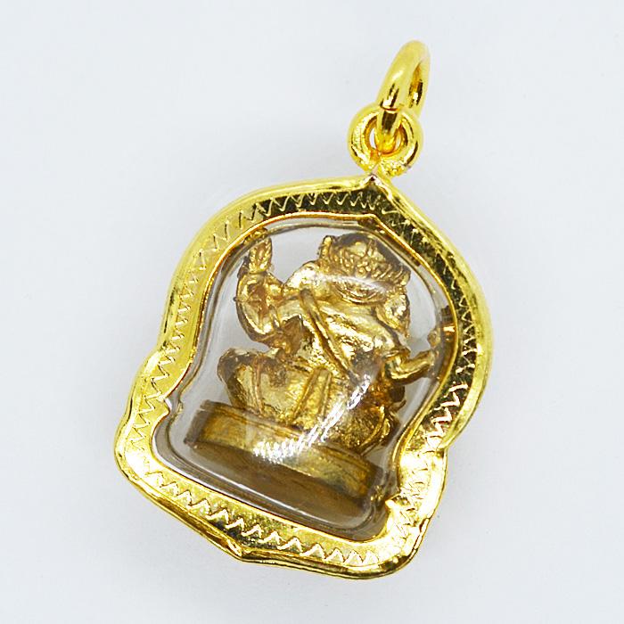 プラクルアン ガネーシャ 金 ゴールド チャーム お守り タイのお守り