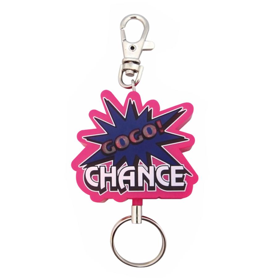 ジャグラー ペカッて ガコッと 音が鳴る！ キーリール キーホルダー