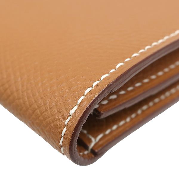 HERMES（エルメス） 長財布 ベアンスフレ ヴォーエプソン ブラウン 茶