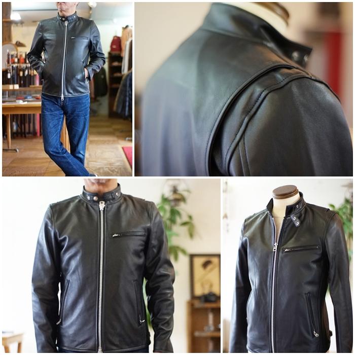 レトログレード RETRO GRADE シングルライダースジャケット ラムレザー