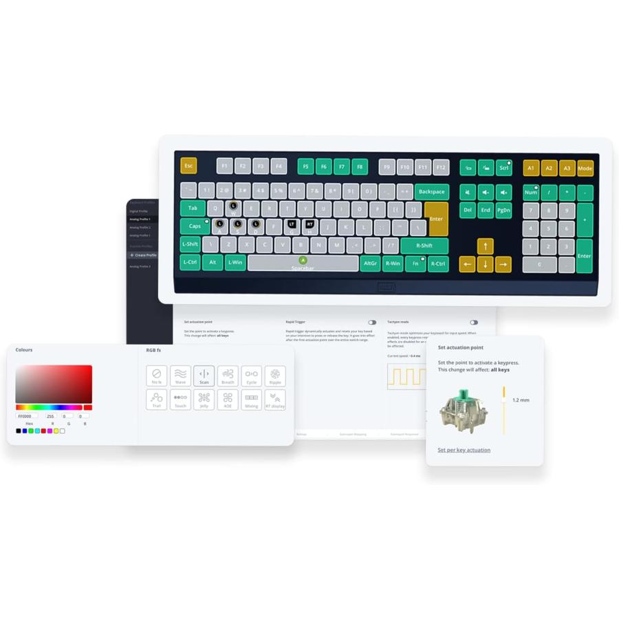 Wooting 60HE+ 【正規メーカー品 30日返品保証】 ゲーミングキーボード