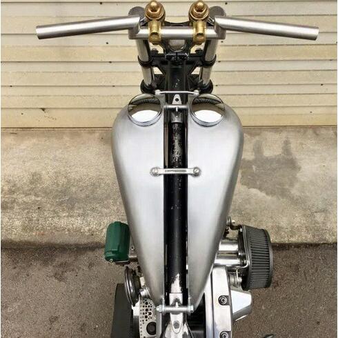 汎用 カスタム 分割タンク ガスタンク ハーレー ワンオフ ナロー