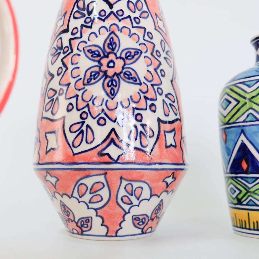 花模様の陶器花瓶 花器K11/徳利/青磁/花柄/陶器/花瓶 | 骨董