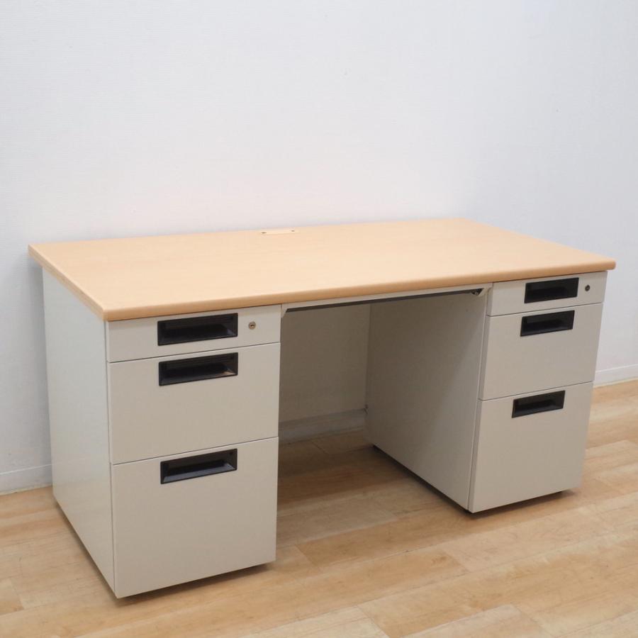 PLUS（プラス） オフィスデスク フラットライン SP-T147 両袖デスク 幅