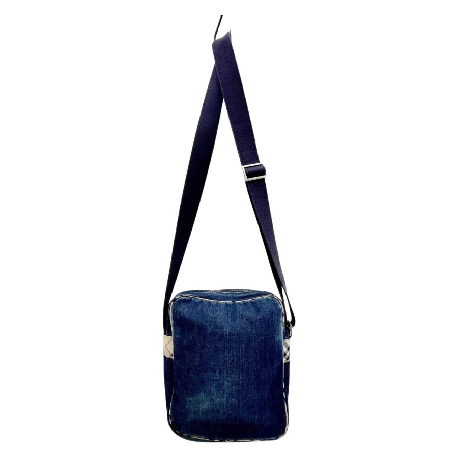 BURBERRY / ショルダーバッグ/レザー/BLU/総柄/80412551 BURBERRY BLUE