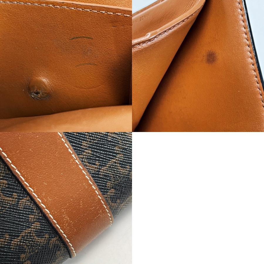 CELINE（セリーヌ） トリオンフ ブラウン 3つ折り財布 レディース