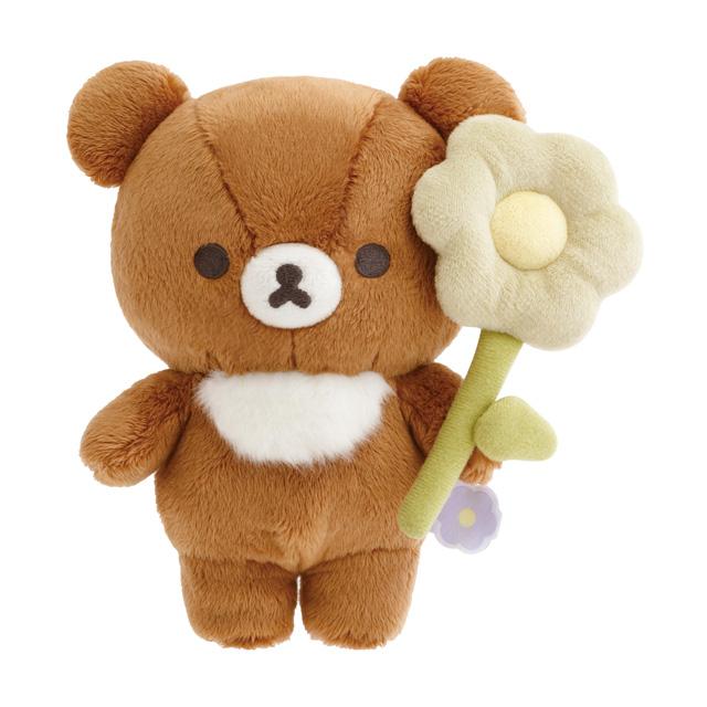 San-X（サンエックス） リラックマ BASIC RILAKKUMA Flower ぬいぐるみ