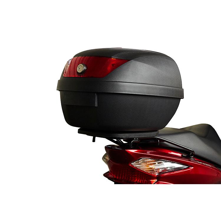 バイク リアボックス 28L 鍵付き 黒 ブラック TYPE-A オートバイ 原付