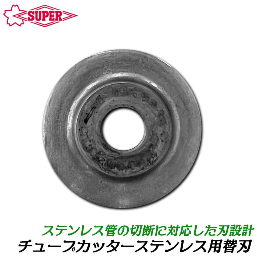 SUPER TOOL スーパーツール ステンレス用パイプカッター用替刃 TC-103S