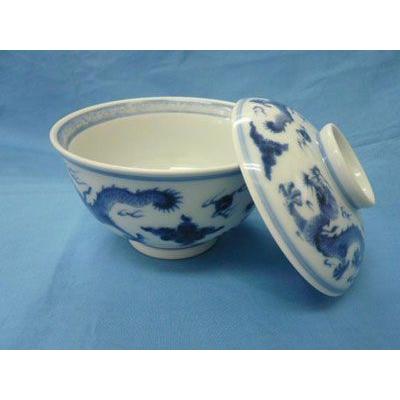 坂本龍馬愛用 亀山焼の復刻レプリカ 雲龍 蓋付きどんぶり : 頭と体に