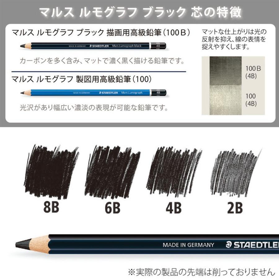 ステッドラー（STAEDTLER） マルスルモグラフ ブラック 6本セット