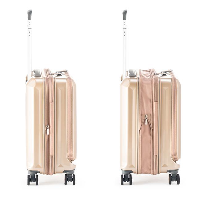 アジア・ラゲージ スーツケース 機内持ち込み Sサイズ SS 37L フロント