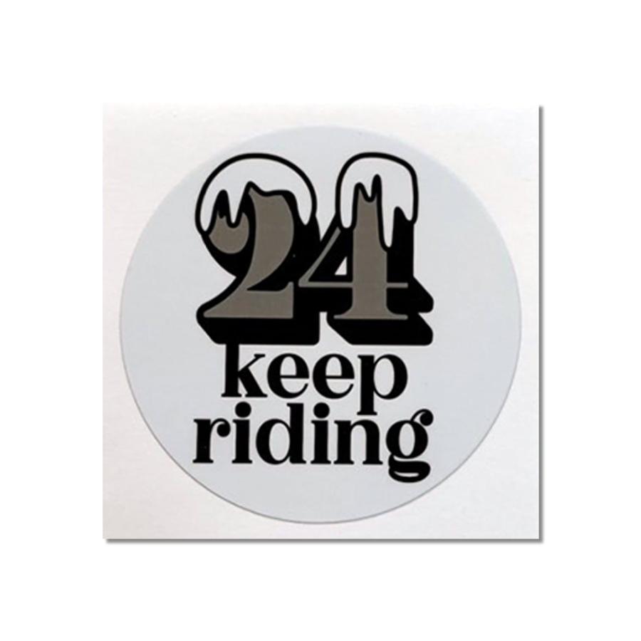 24 KEEP RIDING STICKER / 24キープライディングステッカー