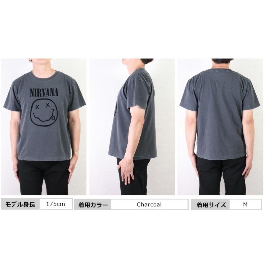 ニルヴァーナ NIRVANA スマイル Tシャツ グレー ニルヴァーナ NIRVANA