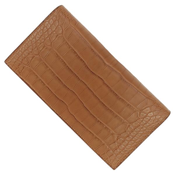 HERMES（エルメス） 財布 MC2 フレミング アリゲーターマット ゴールド