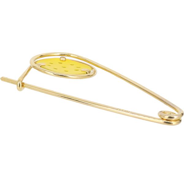 LOEWE（ロエベ） ブローチ メカノピン イエロー ゴールド 1257