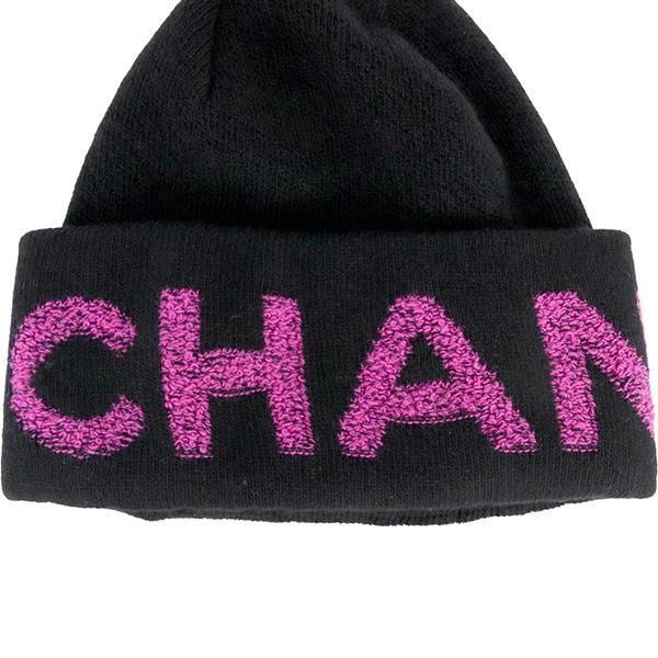 CHANEL（シャネル） 帽子 ニット帽 カシミヤ ブラック 4402 : ACROSS