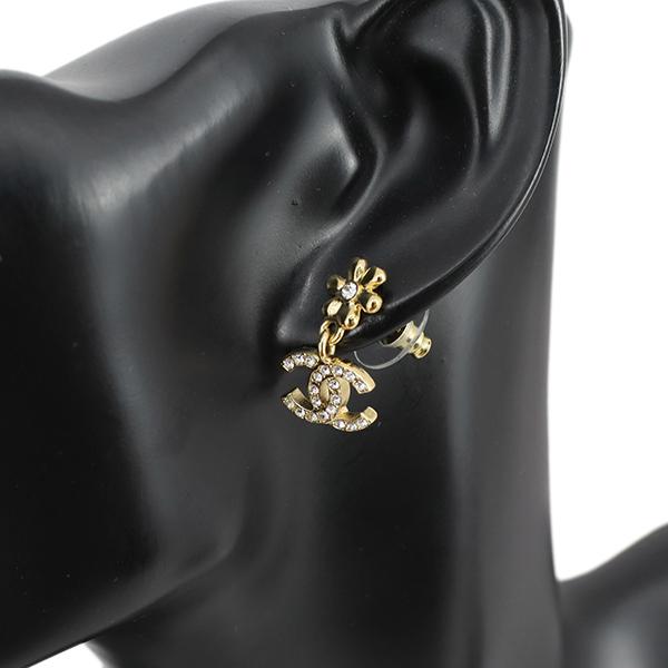 サ*ラ様 シャネル CHANEL ピアス 十字架／クロス ロゴ CHANEL CC