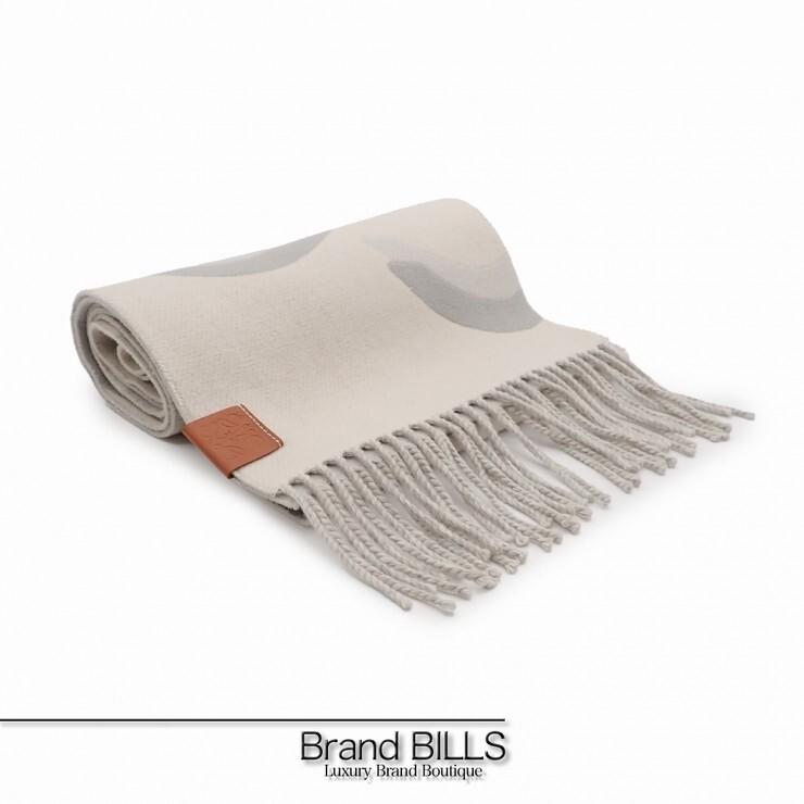 LOEWE（ロエベ） 未使用品 アナグラム マフラー F606257XAH ウール