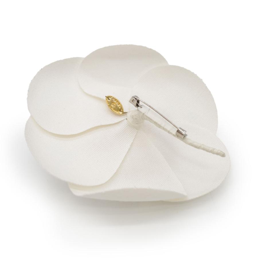 美品】【シャネル】コサージュ ブローチ カメリア 白 入園式 入学式