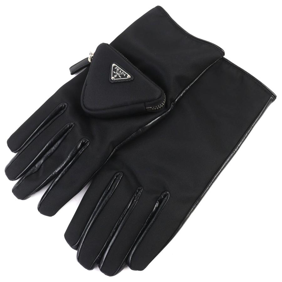 PRADA（プラダ） 美品△PRADA 2GG137トライアングルロゴポーチ RE