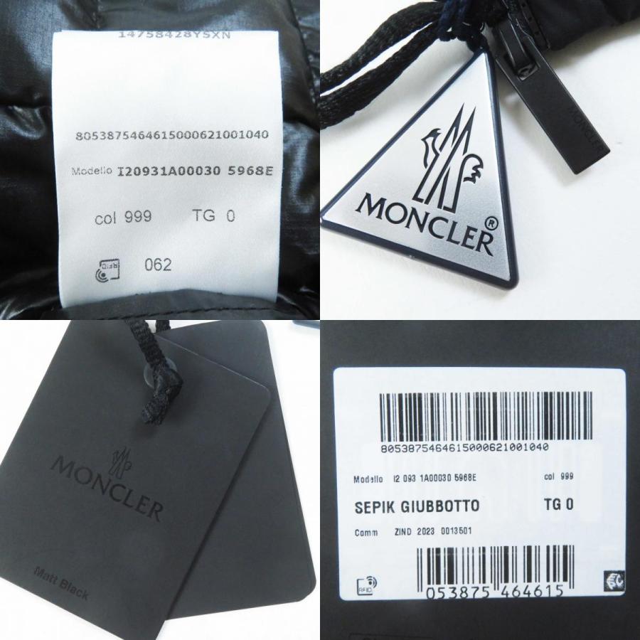 MONCLER（モンクレール） 未使用品◎MONCLER 23年製 黒タグ SEPIK