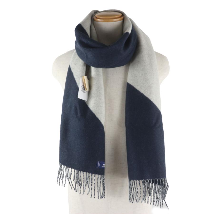 HERMES（エルメス） 未使用品▽HERMES カザック カシミヤ100% フリンジ