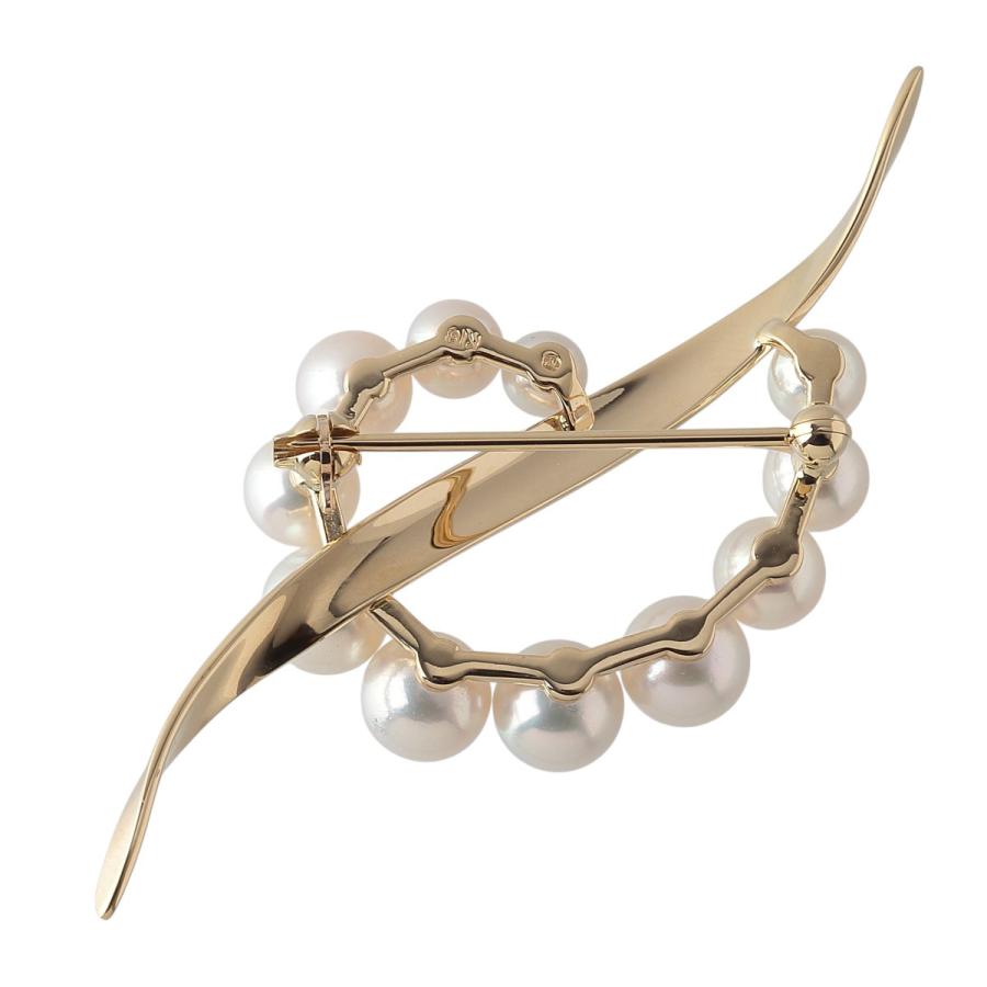 MIKIMOTO（ミキモト） パール ブローチ サークル アコヤパール4.1mm