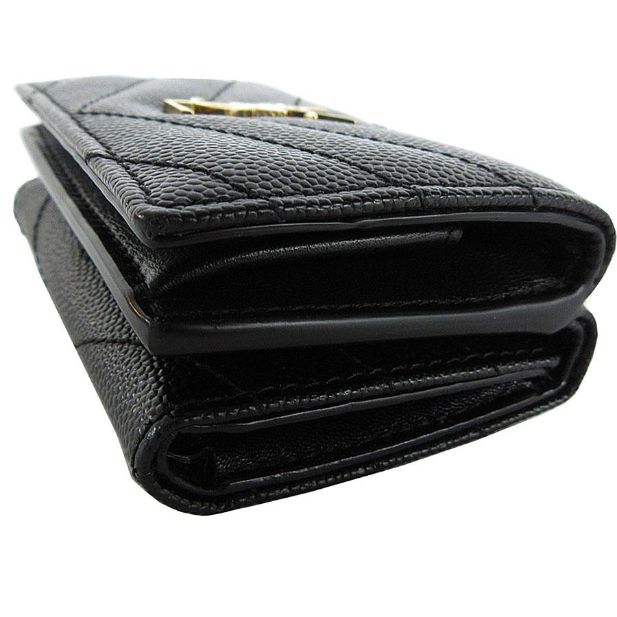 サンローラン SAINT LAURENT 三つ折り財布 コンパクトウォレット